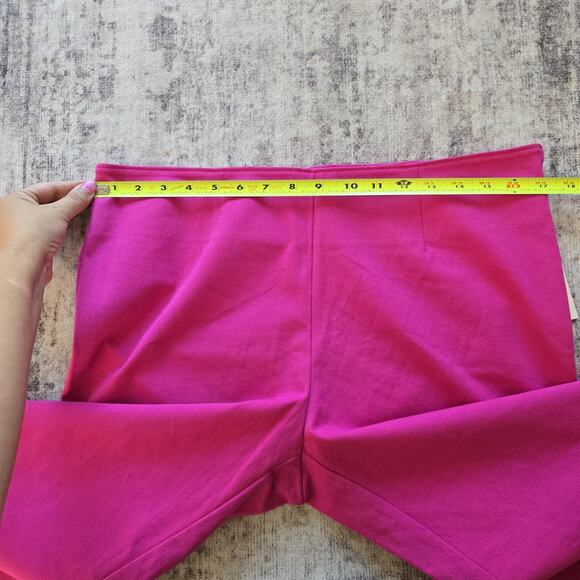 A New Day Pants Womens 12 Pink Skinny Ankle High Rise Bi-Stretch Fitted Career - Picture 10 of 14